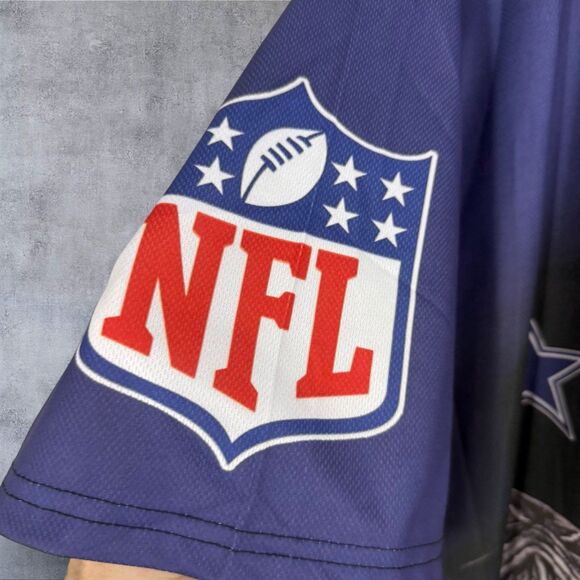 Vintage Dallas Cowboys Graphic Tee 5XL Skull in a Cap Showing Middle Finger - Picture 4 of 11